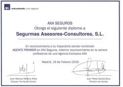 AXA Seguros, nombra a SegurMAS Asesores Consultores, Agencia GENERAL AXA